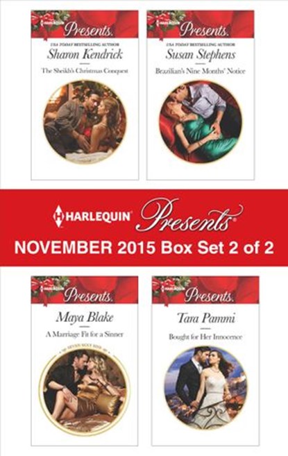 Harlequin Presents November 2015 - Box Set 2 of 2, Sharon Kendrick ; Maya Blake ; Susan Stephens ; Tara Pammi - Ebook - 9781459292017