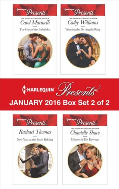 Harlequin Presents January 2016 - Box Set 2 of 2, Carol Marinelli ; Rachael Thomas ; Cathy Williams ; Chantelle Shaw - Ebook - 9781459294257