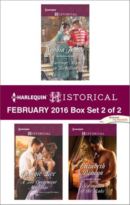 Harlequin Historical February 2016 - Box Set 2 of 2, Sophia James ; Georgie Lee ; Elizabeth Beacon - Ebook - 9781459296121