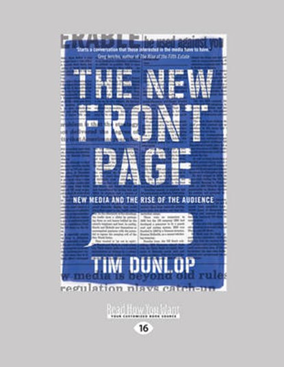 The New Front Page, Tim Dunlop - Overig - 9781459670440