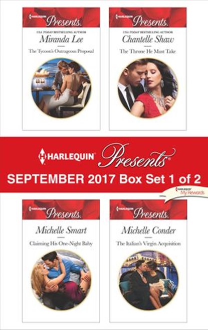Harlequin Presents September 2017 - Box Set 1 of 2, Miranda Lee ; Michelle Smart ; Chantelle Shaw ; Michelle Conder - Ebook - 9781460382332