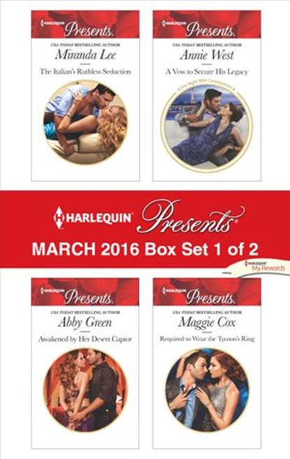 Harlequin Presents March 2016 - Box Set 1 of 2, Miranda Lee ; Abby Green ; Annie West ; Maggie Cox - Ebook - 9781460395271