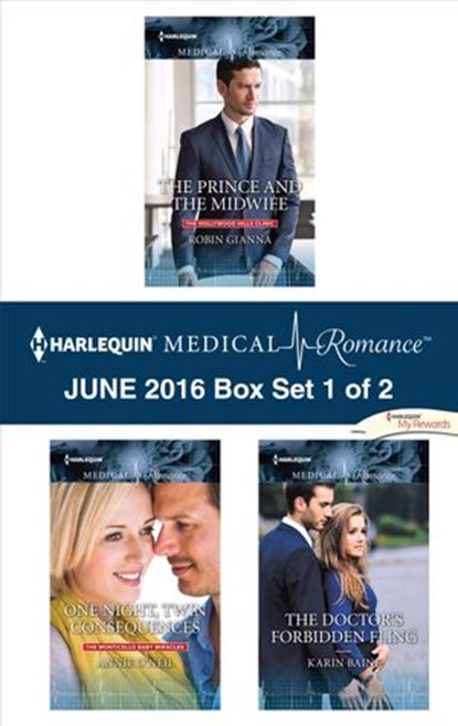 Harlequin Medical Romance June 2016 - Box Set 1 of 2, Robin Gianna ; Annie O'Neil ; Karin Baine - Ebook - 9781460398401