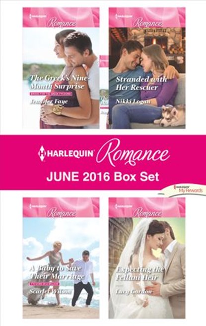 Harlequin Romance June 2016 Box Set, Jennifer Faye ; Scarlet Wilson ; Nikki Logan ; Lucy Gordon - Ebook - 9781460399125