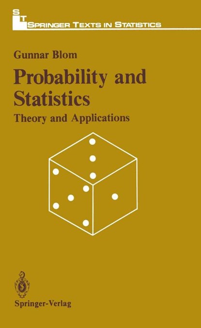 Probability and Statistics, Gunnar Blom - Paperback - 9781461281580