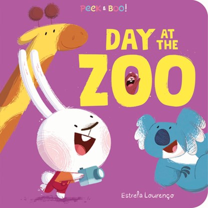 Peek & Boo Day at the Zoo!, Estrela Lourenço - Gebonden - 9781464224737