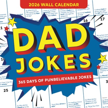 2026 Dad Jokes Wall Calendar, Sourcebooks - Paperback - 9781464229619