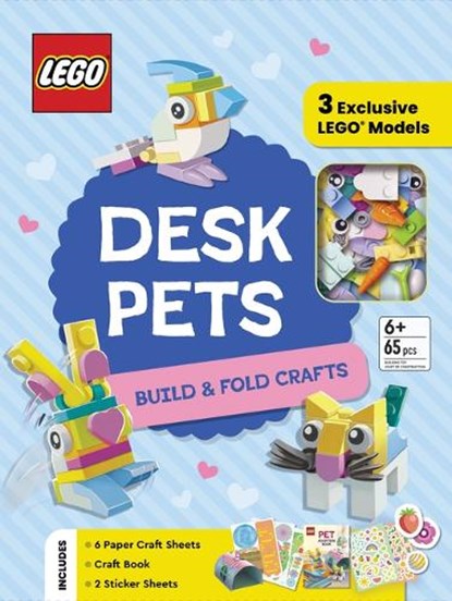 Lego(r) Books. Desk Pets: Build & Fold Crafts, Ameet Sp Z O O - Gebonden - 9781464233791