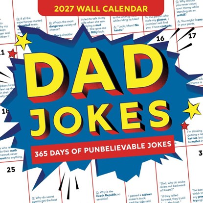 2027 Dad Jokes Wall Calendar, Sourcebooks - Paperback - 9781464262166
