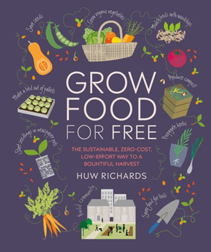 GROW FOOD FOR FREE, Huw Richards - Paperback - 9781465491589