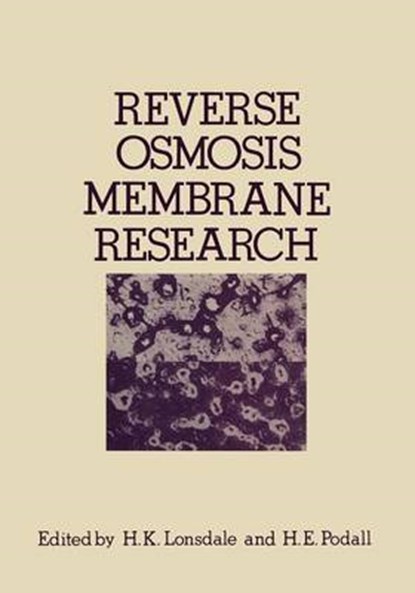 Reverse Osmosis Membrane Research, niet bekend - Paperback - 9781468420067