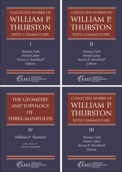 Collected Works of William P. Thurston with Commentary (The Set), Benson Farb ; David Gabai ; Steven P. Kerckhoff - Gebonden - 9781470451646
