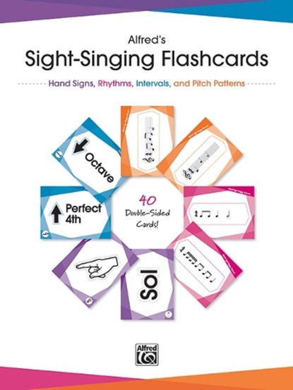 Alfred's Sight-Singing Flashcards: Hand Signs, Rhythms, Intervals, and Pitch Patterns, Flashcards, Alfred Music - Paperback - 9781470667337