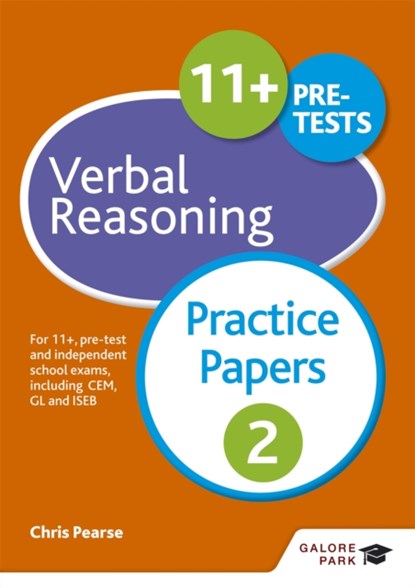 11+ Verbal Reasoning Practice Papers 2, Chris Pearse - Paperback - 9781471869068