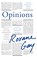 Opinions, Roxane Gay - Gebonden - 9781472158635