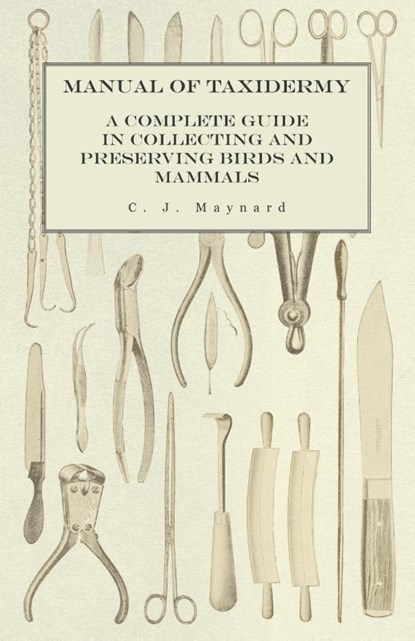 Manual of Taxidermy - A Complete Guide in Collecting and Preserving Birds and Mammals, C J Maynard - Paperback - 9781473327917
