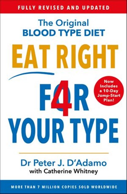 Eat Right 4 Your Type, Dr Peter D'Adamo - Ebook - 9781473538825