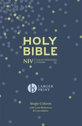 NIV Compact Single Column Reference Bible -  - 9781473603431