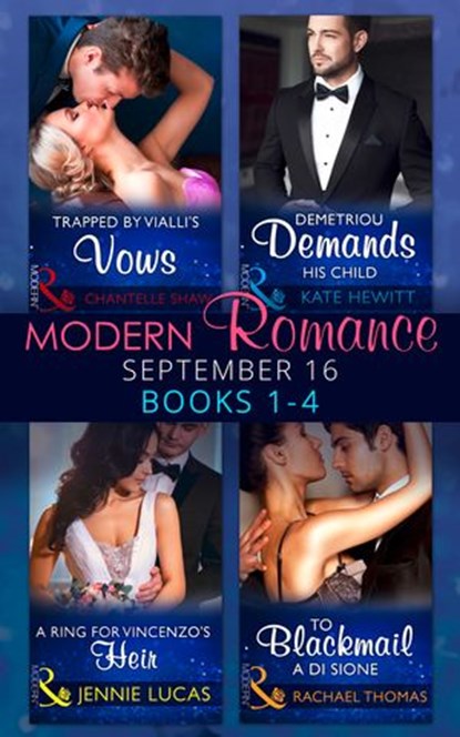 Modern Romance September 2016 Books 1-4, Rachael Thomas ; Jennie Lucas ; Kate Hewitt ; Chantelle Shaw - Ebook - 9781474058308