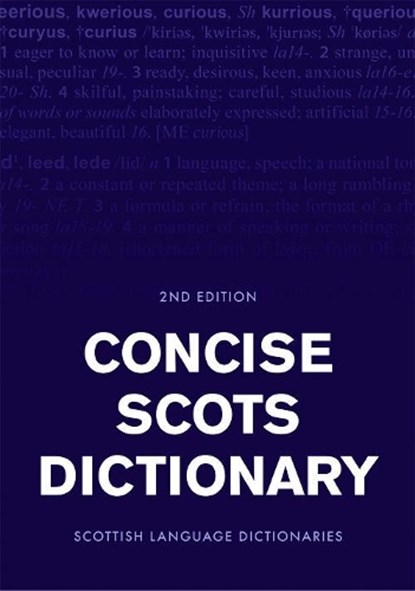 Concise Scots Dictionary, Scottish Language Dictionaries - Gebonden - 9781474432313