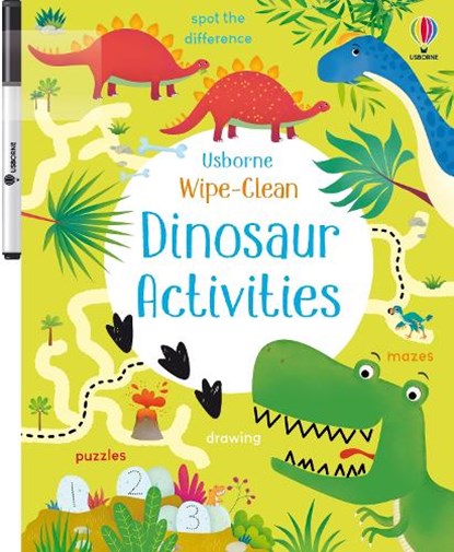 Wipe-Clean Dinosaur Activities, Kirsteen Robson - Paperback - 9781474919012