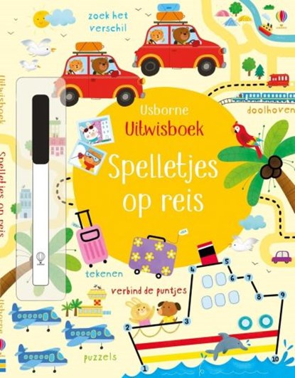 Uitwisbaar reis- en spelletjesboek, niet bekend - Paperback - 9781474946049