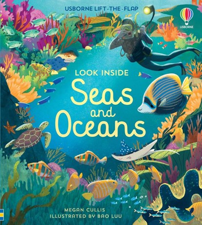 Look Inside Seas and Oceans, Megan Cullis - Gebonden - 9781474947060
