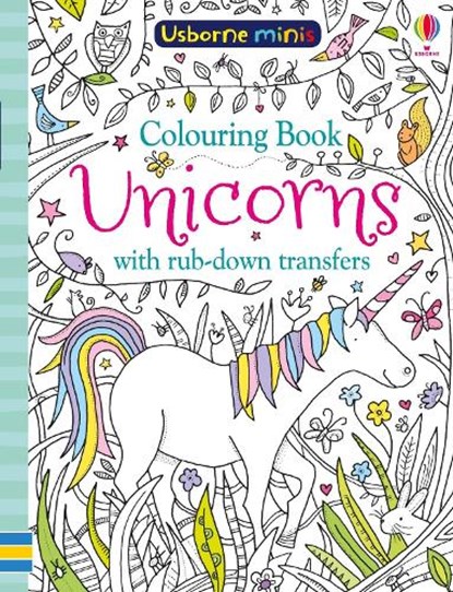 Colouring Book Unicorns with Rub Downs, Kirsteen Robson - Paperback - 9781474947633