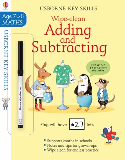 Wipe-Clean Adding and Subtracting 7-8, Holly Bathie - Paperback - 9781474965248