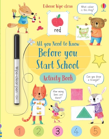 Wipe-Clean All You Need to Know Before You Start School Activity Book, Holly Bathie - Paperback - 9781474968379
