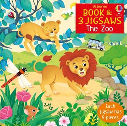 Usborne Book and 3 Jigsaws: The Zoo, Sam Taplin - Gebonden - 9781474969390