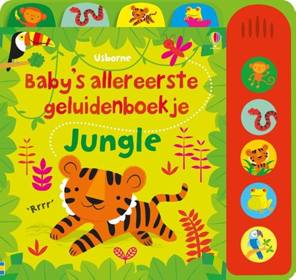 Baby's allereerste geluidenboekje Jungle, niet bekend - Gebonden - 9781474974110