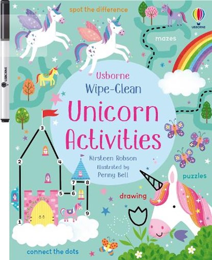 Wipe-Clean Unicorn Activities, Kirsteen Robson - Paperback - 9781474995641