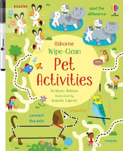 Wipe-Clean Pet Activities, Kirsteen Robson - Paperback - 9781474995658