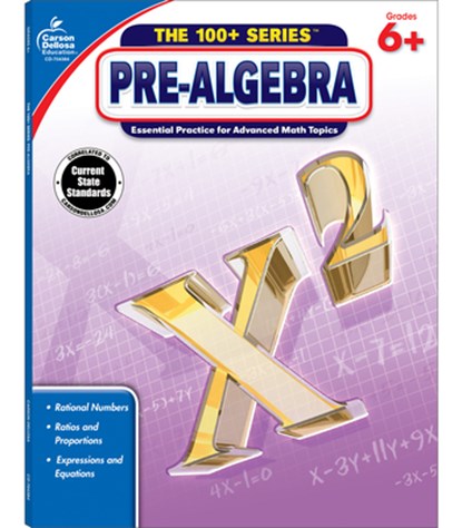 Pre-Algebra, Grades 6 - 8: Volume 15, Carson Dellosa Education - Paperback - 9781483800769