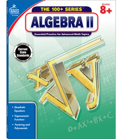 Algebra II, Grades 8 - 10: Volume 1, Carson Dellosa Education - Paperback - 9781483800783