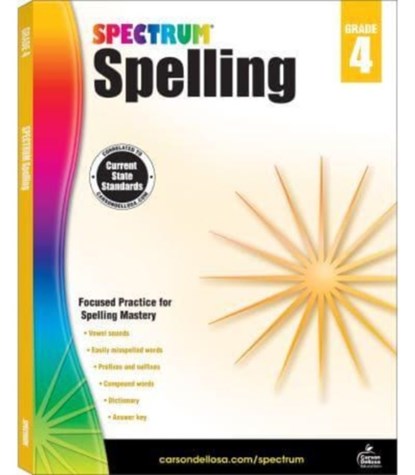 Spectrum Spelling Grade 4, Spectrum - Paperback - 9781483811772