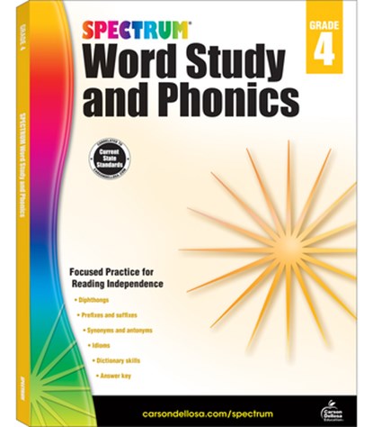 Spectrum Word Study and Phonics, Spectrum - Paperback - 9781483811857