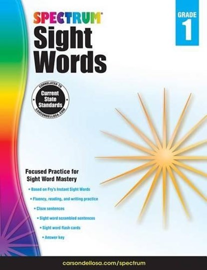 Spectrum Sight Words Grade 1, Spectrum - Paperback - 9781483811895