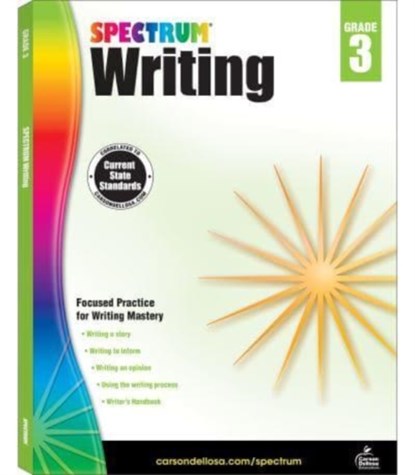 Spectrum Writing Grade 3, Spectrum - Paperback - 9781483811987