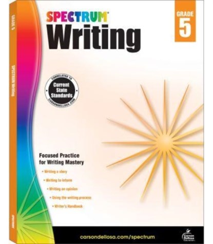 Spectrum Writing Grade 5, Spectrum - Paperback - 9781483812007
