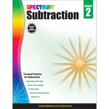 Subtraction, Grade 2: Volume 102, Spectrum - Paperback - 9781483831084