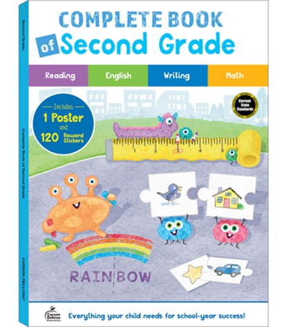 Complete Book of Second Grade, Carson Dellosa Education - Paperback - 9781483862392