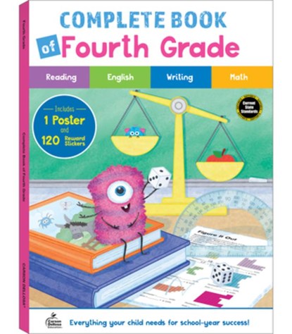 Complete Book of Fourth Grade, Carson Dellosa Education - Paperback - 9781483862415