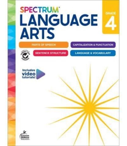 Spectrum Language Arts Workbook Grade 4, Spectrum - Paperback - 9781483871387