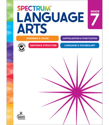 Spectrum Language Arts Workbook, Grade 7, Spectrum - Paperback - 9781483871417