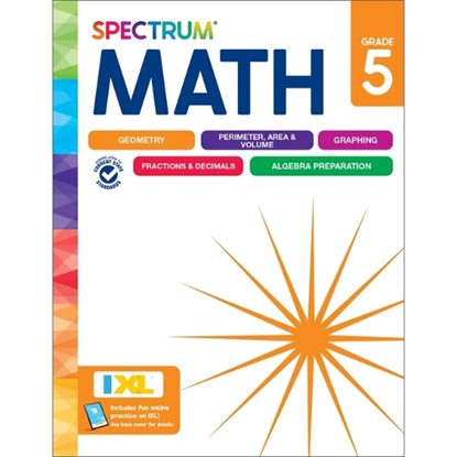 Spectrum Math Workbook Grade 5, Spectrum - Paperback - 9781483871486
