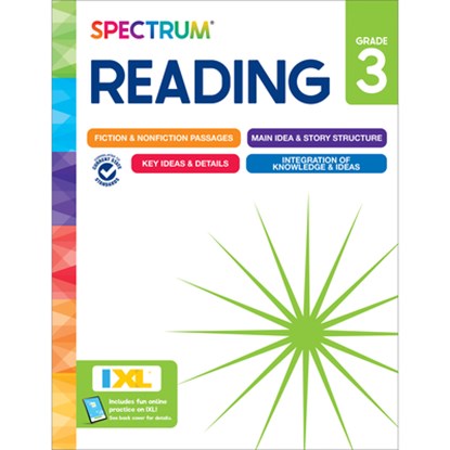Spectrum Reading Workbook, Grade 3, Spectrum - Paperback - 9781483874753