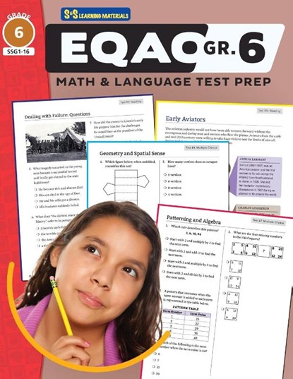 EQAO Grade 6 Math & Language Test Prep!, Ruth Solski - Paperback - 9781487704056