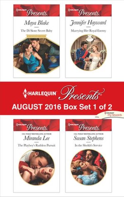 Harlequin Presents August 2016 - Box Set 1 of 2, Maya Blake ; Miranda Lee ; Jennifer Hayward ; Susan Stephens - Ebook - 9781488001437